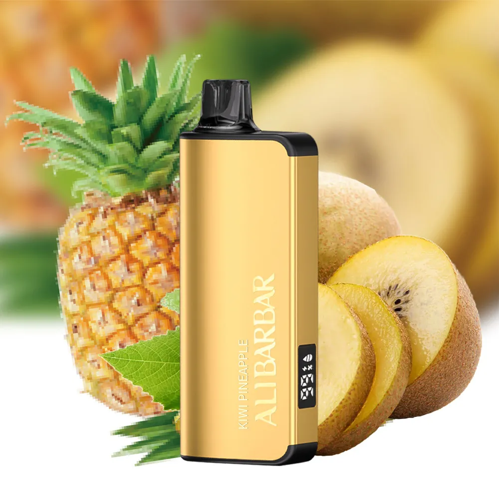 alibarbar-ingot-20000-puffs-kiwi-pineapple.webp Alibarbar Ingot 20000 Disposable Vape – Kiwi Pineapple - Image 1