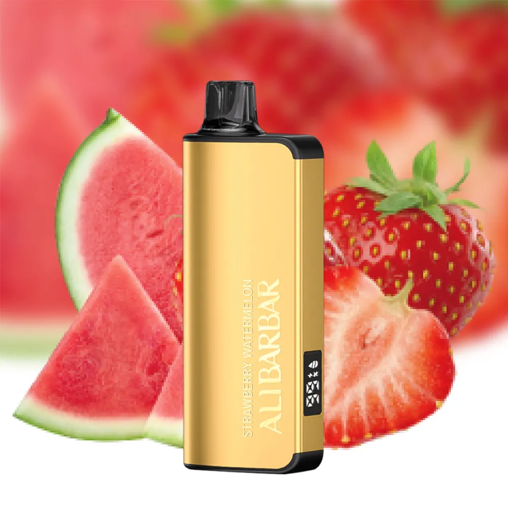 alibarbar-ingot-9000-puffs-strawberry-watermelon.webp Alibarbar Ingot 9000 Disposable Vape – Strawberry Watermelon - Image 1